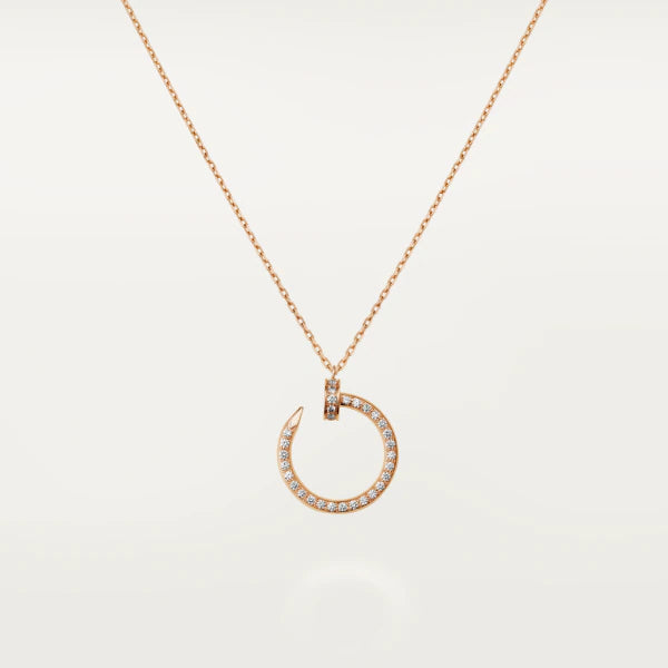 [Clover]JUSTE NECKLACE PINK GOLD DIAMONDS