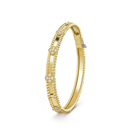 [Clover]CLOVER BRACELET 4MM DIAMONDS
