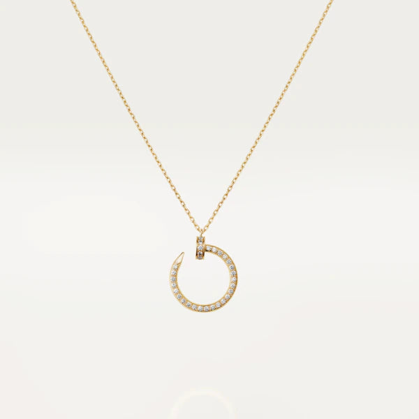 [Clover]JUSTE NECKLACE GOLD DIAMONDS