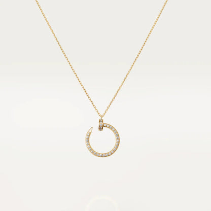 [Clover]JUSTE NECKLACE GOLD DIAMONDS