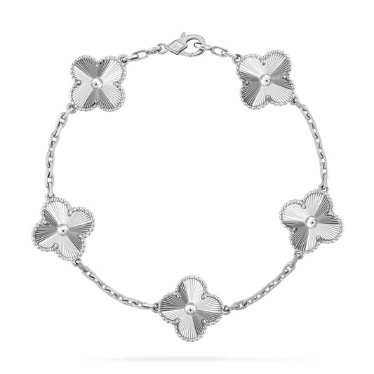 [Clover]CLOVER SILVER 5 MOTIFS BRACELET