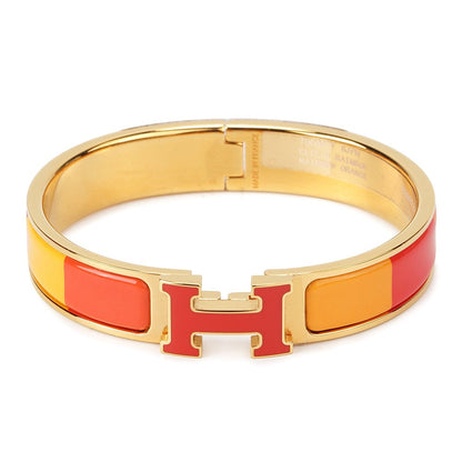 [Clover]H BRACELET ORANGE RAINBOW CERAMIC