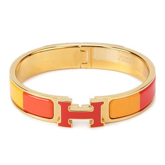 [Clover]H BRACELET ORANGE RAINBOW CERAMIC