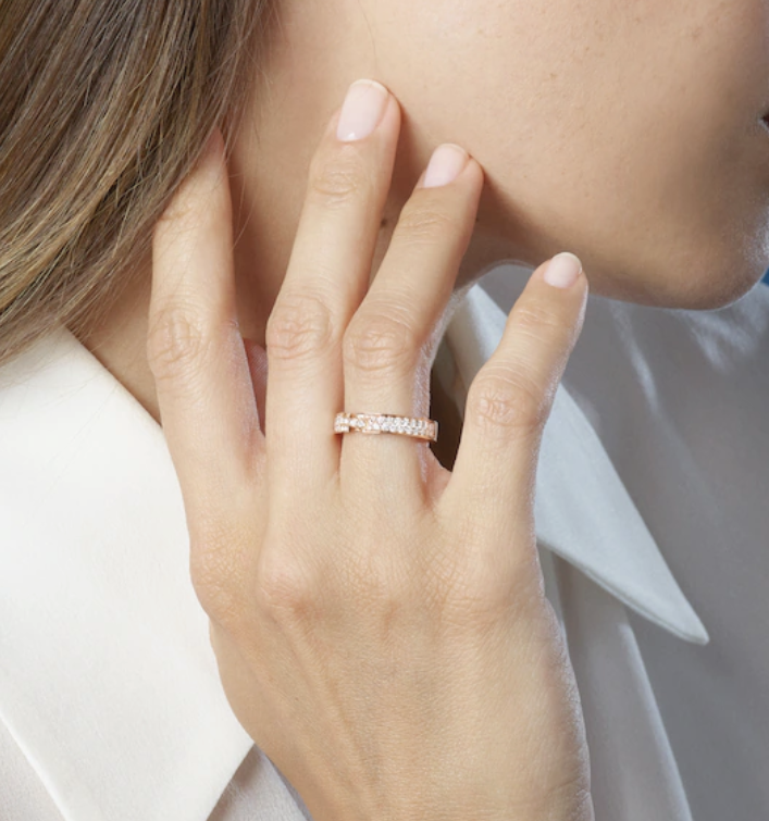 [Clover]ALLIANCE LIENS VIDENCE PAVED DIAMOND 4MM RING