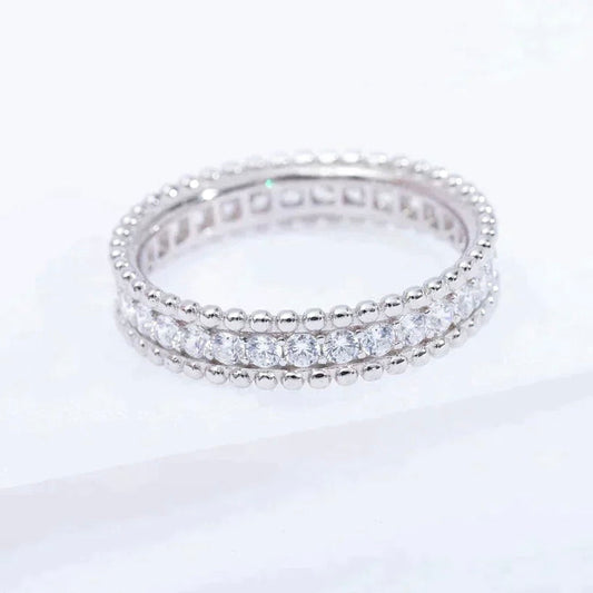 [Clover]PERLEE DIAMOND SILVER RING