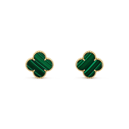 [Clover]CLOVER MINI 9.5MM MALACHITE  EARRINGS