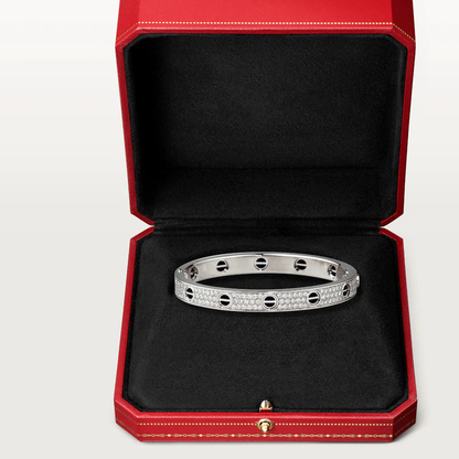 [Clover]LOVE BRACELET 6.1MM DIAMOND-PAVED CERAMIC