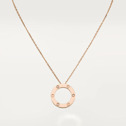 [Clover]LOVE NECKLACE 16MM 3 DIAMONDS