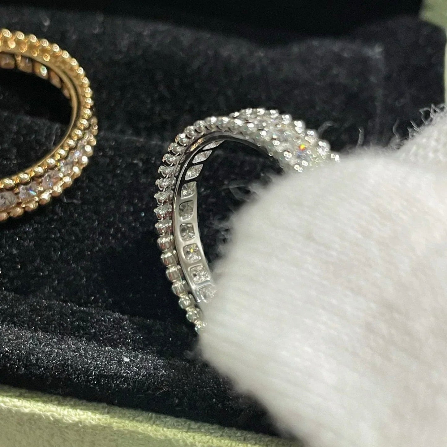 [Clover]PERLEE DIAMOND ROSE GOLD RING
