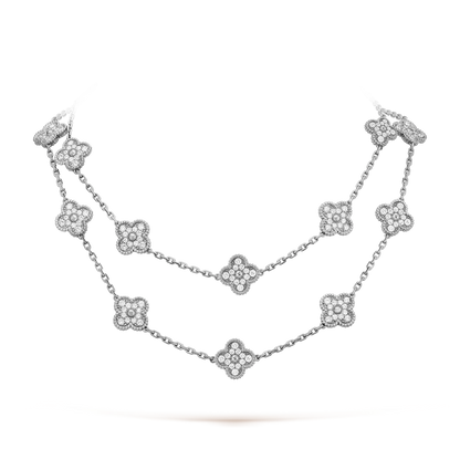 [Clover]CLOVER 20 MOTIFS DIAMOND SILVER