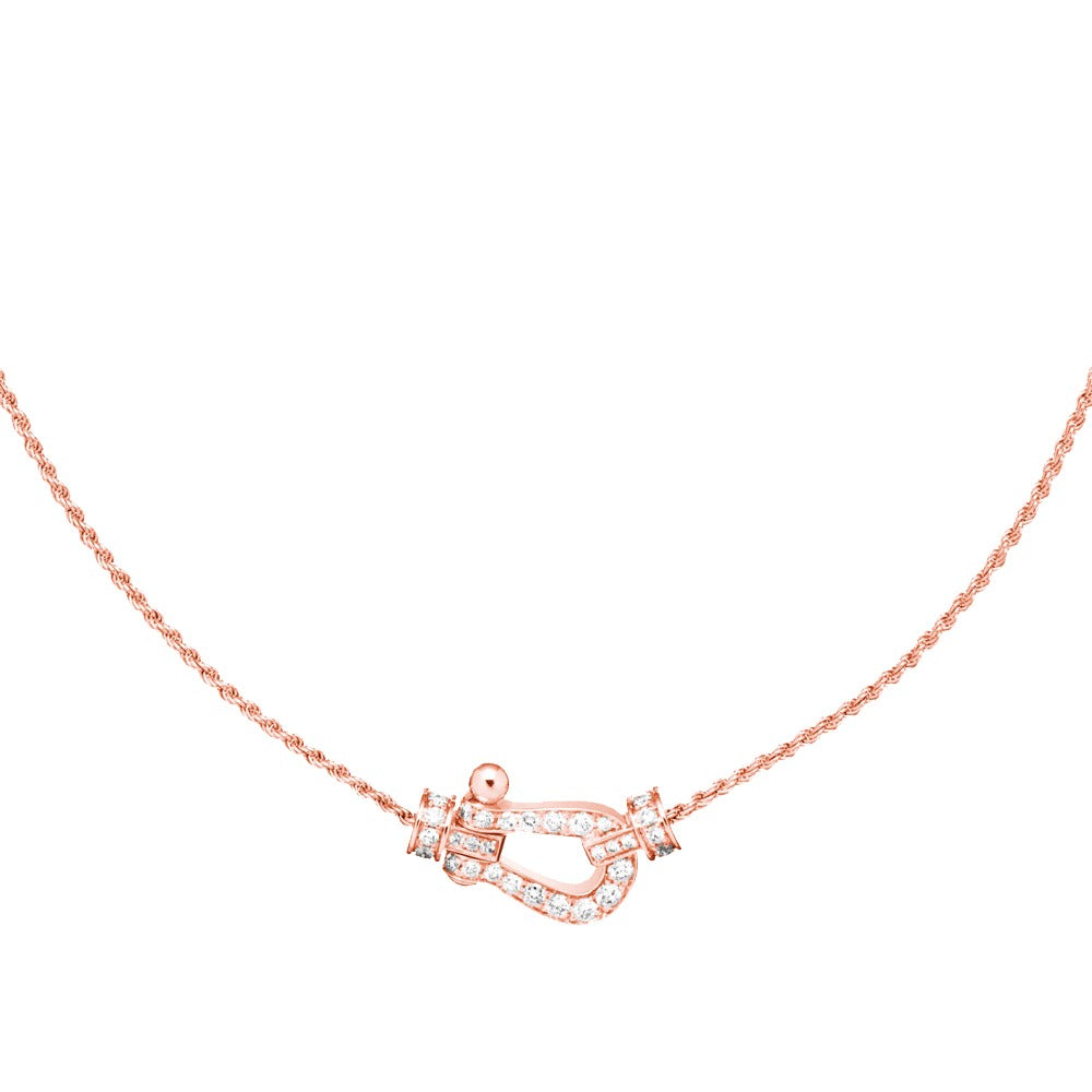 [Clover]FORCE 10 PINK GOLD DIAMOND NECKLACE