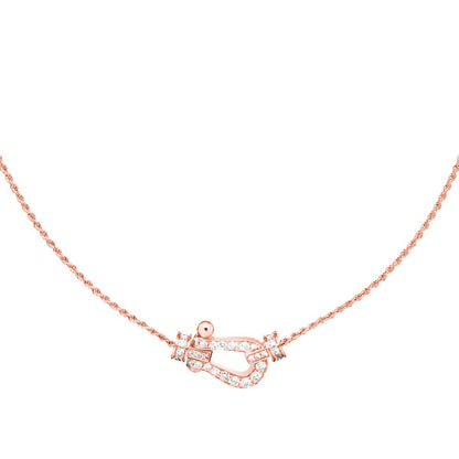 [Clover]FORCE 10 PINK GOLD DIAMOND NECKLACE