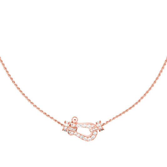 [Clover]FORCE 10 PINK GOLD DIAMOND NECKLACE