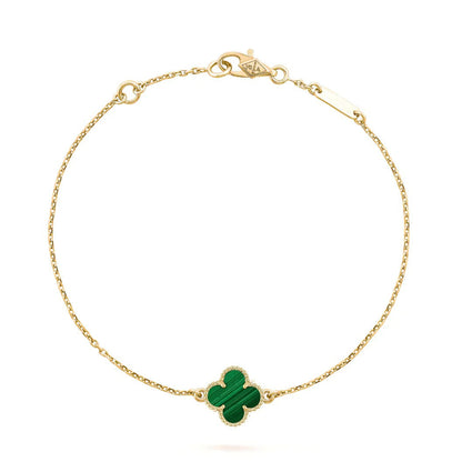 [Clover]CLOVER BRACELET MALACHITE 1 MOTIF