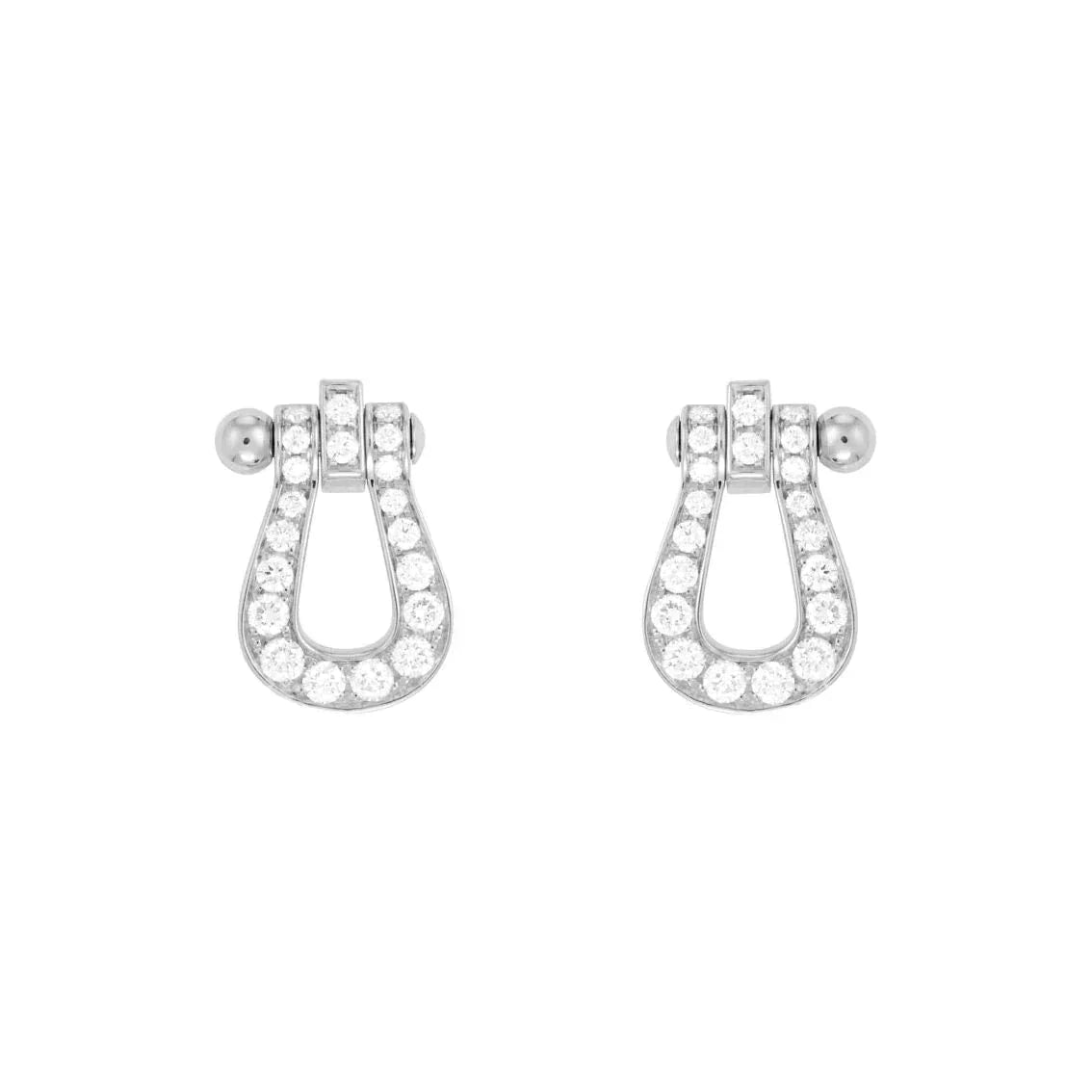 [Clover]FORCE 10 FULL DIAMOND STUD EARRINGS MINI MODEL