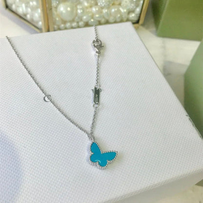 [Clover]BUTTERFLY TURQUOISE BUTTERFLY BRACELET SILVER