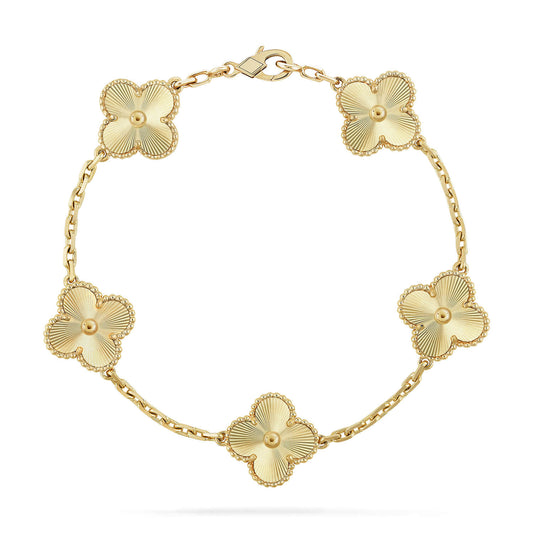 [Clover]CLOVER 5 FLOWERS LASER BRACELET