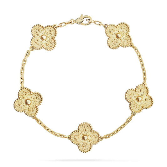 [Clover]CLOVER 5 MOTIFS BRONZING BRACELET