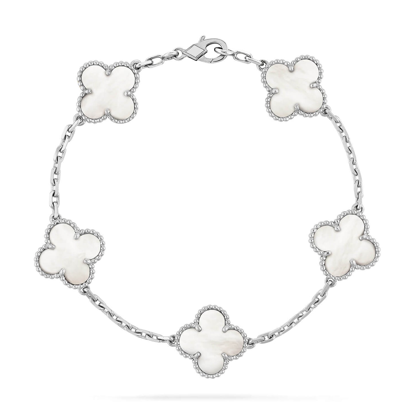 [Clover]CLOVER SILVER MOP 5 MOTIF BRACELET