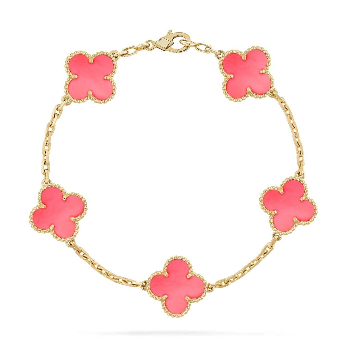 [Clover]CLOVER 5 PINK MOP BRACELET