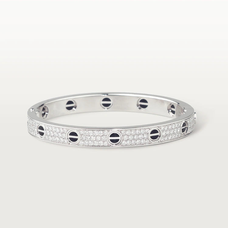 [Clover]LOVE BRACELET 6.1MM DIAMOND-PAVED CERAMIC