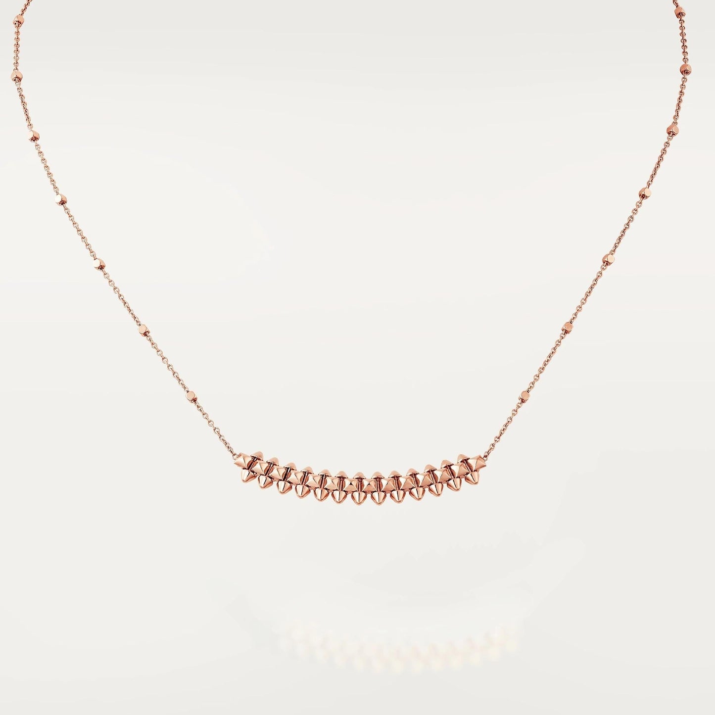 [Clover]CLASH PINK GOLD NECKLACE