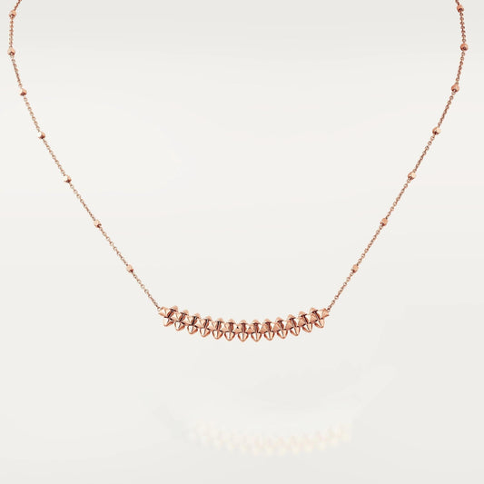 [Clover]CLASH PINK GOLD NECKLACE