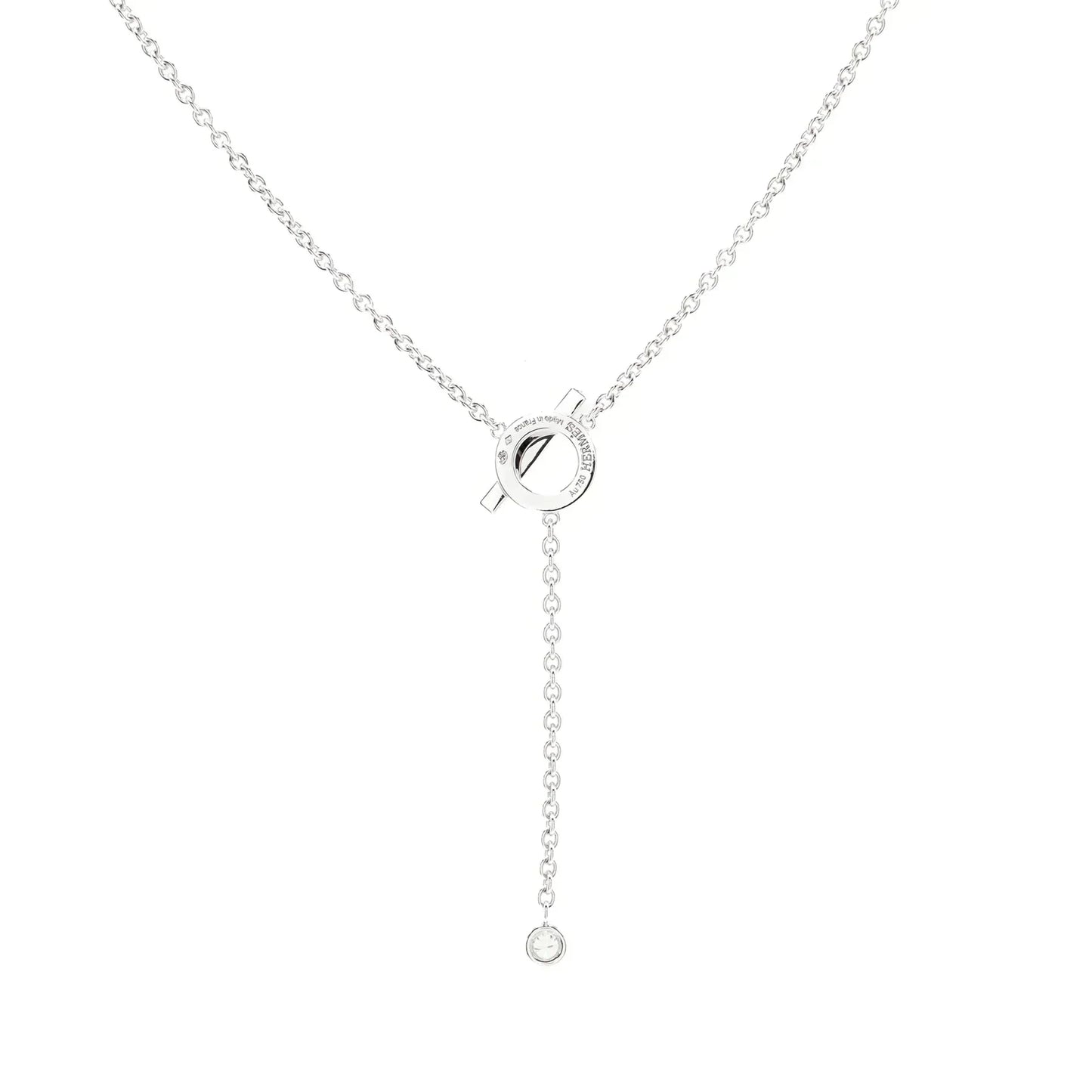 [Clover]FINESSE SILVER DIAMOND NECKLACE