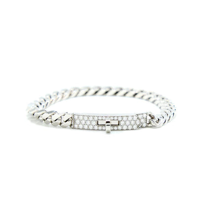 [Clover]KELLY CHAIN SILVER DIAMOND BRACELET