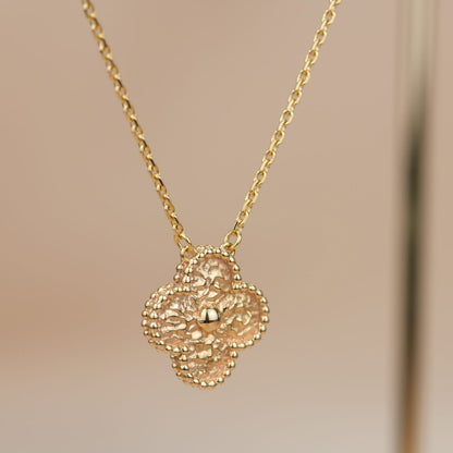 [Clover]CLOVER 15MM  BRONZING NECKLACE