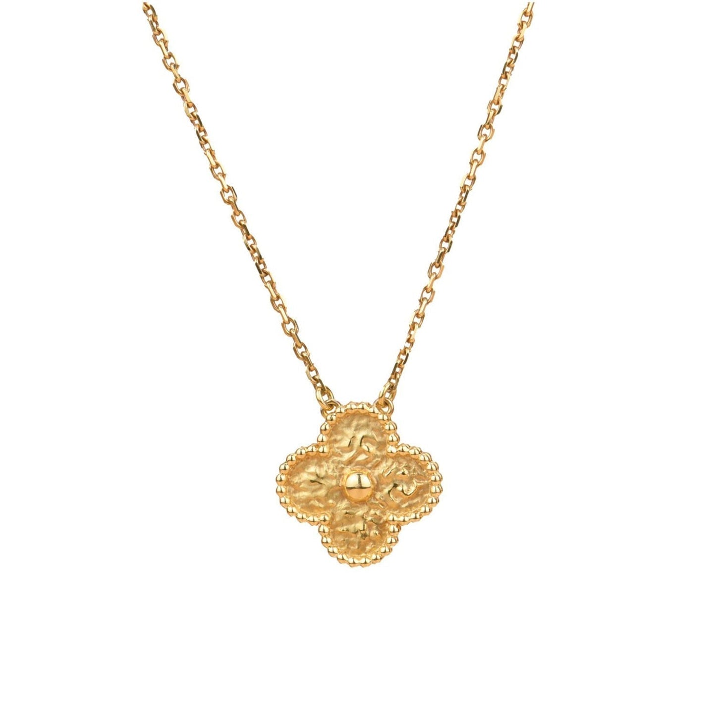 [Clover]CLOVER 15MM  BRONZING NECKLACE