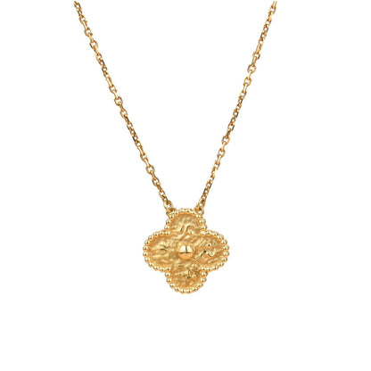 [Clover]CLOVER 15MM  BRONZING NECKLACE