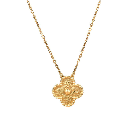[Clover]CLOVER 15MM  BRONZING NECKLACE