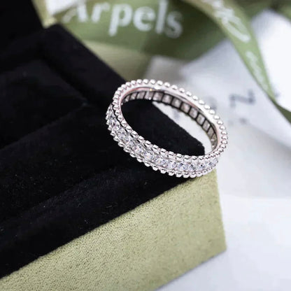 [Clover]PERLEE DIAMOND SILVER RING