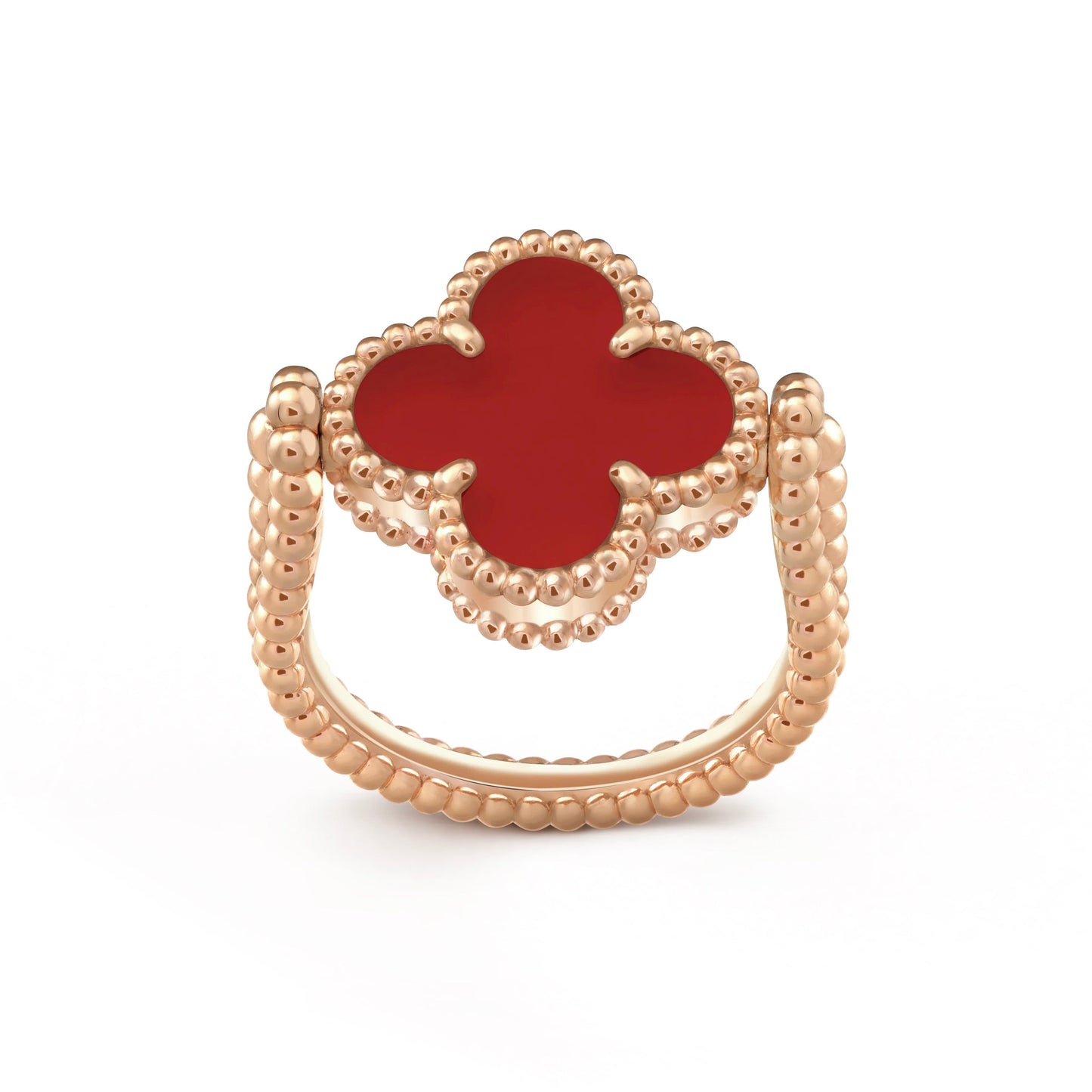 [Clover]CLOVER RIVERSIBLE PINK GOLD RING