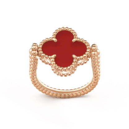 [Clover]CLOVER RIVERSIBLE PINK GOLD RING