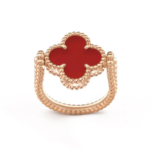 [Clover]CLOVER RIVERSIBLE PINK GOLD RING