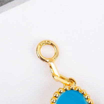 [Clover]CLOVER 5 MOTIFS TURQUOISE BRACELET