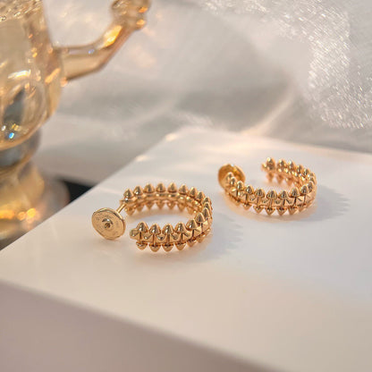 [Clover]CLASH SMALL HOOP EARRINGS
