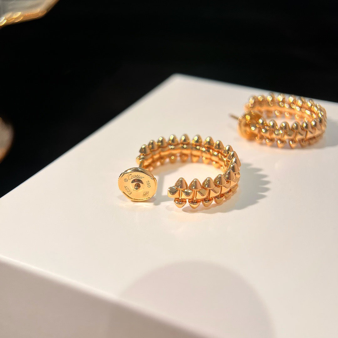 [Clover]CLASH SMALL HOOP EARRINGS