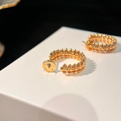 [Clover]CLASH SMALL HOOP EARRINGS
