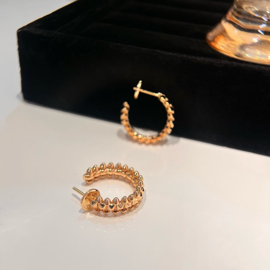 [Clover]CLASH SMALL HOOP EARRINGS
