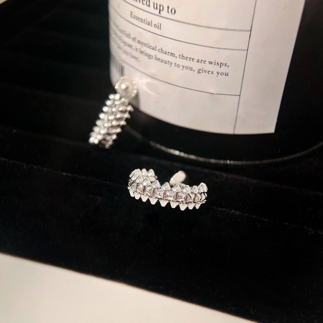 [Clover]CLASH SMALL HOOP EARRINGS