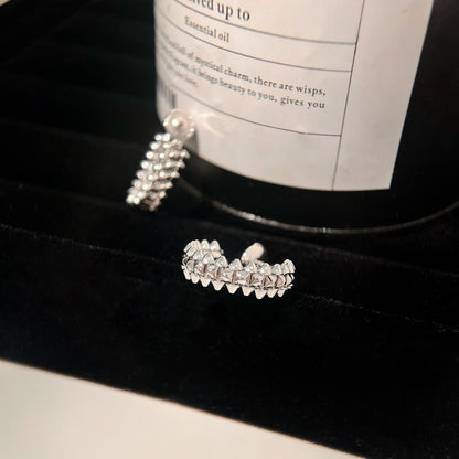 [Clover]CLASH SMALL HOOP EARRINGS
