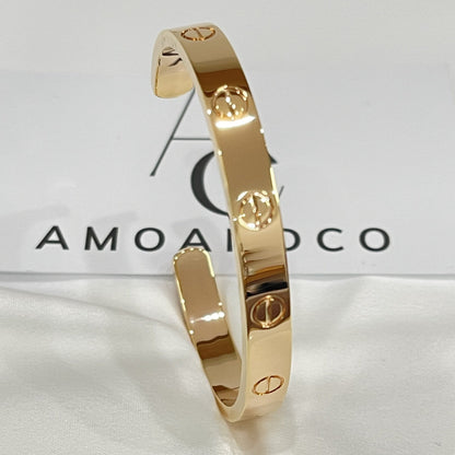 [Clover]LOVE BRACELET 6.1MM OPEN CUFF
