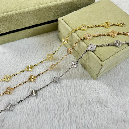 [Clover]CLOVER 6 MOTIF DIAMOND LASER BRACELET