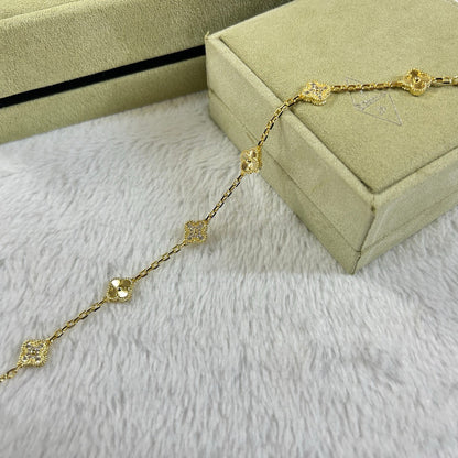 [Clover]CLOVER 6 MOTIF DIAMOND LASER BRACELET