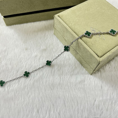 [Clover]CLOVER 6 MOTIF MALACHITE BRACELET