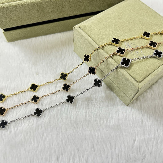 [Clover]CLOVER 6 MOTIF  ONYXS BRACELET