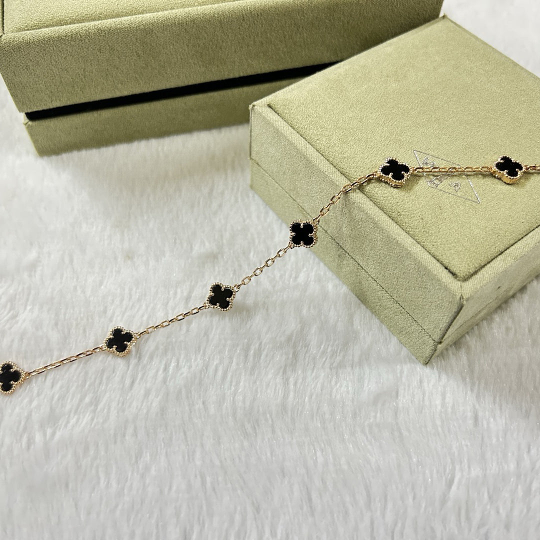 [Clover]CLOVER 6 MOTIF  ONYXS BRACELET